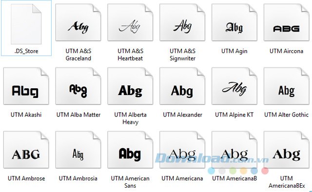 Font UTM