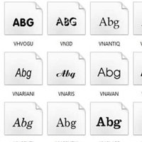 Bộ font VNI - TCVN3 - Unicode