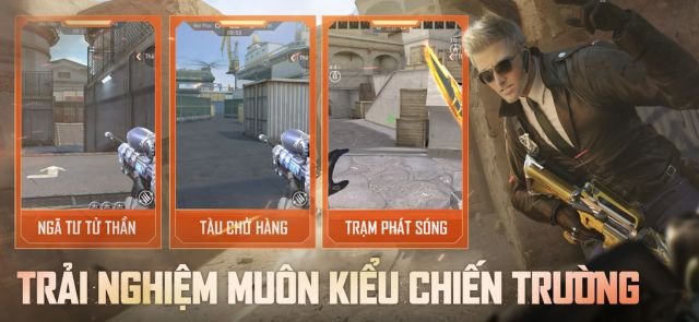 Trải nghiệm muôn kiểu chiến trường