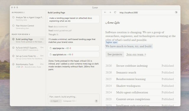 Cursor là trình soạn thảo code được hỗ trợ bởi trí tuệ nhân tạo