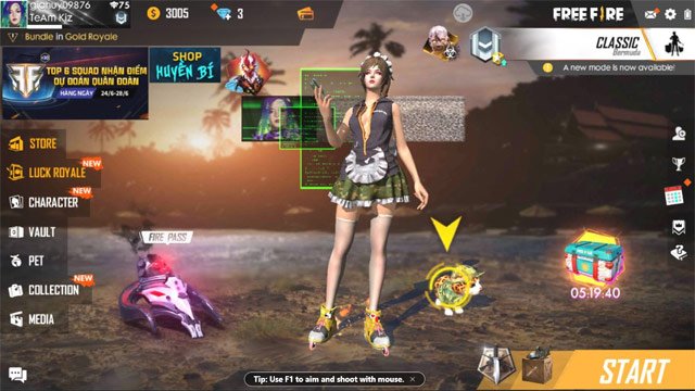 Tải Free Fire - Game bắn súng sinh tồn cực HOT trên PC