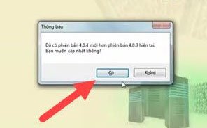 Thông báo cập nhật HTKK