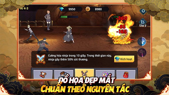Game Huyền Thoại Nhẫn Giả cho Android