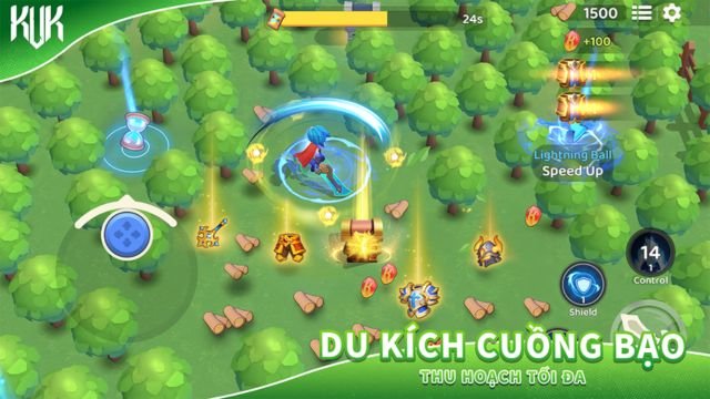 Du kích cuồng bạo, thu hoạch tối đa