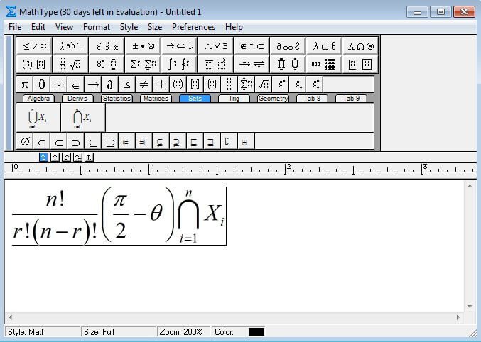 Cập nhật MathType mới nhất