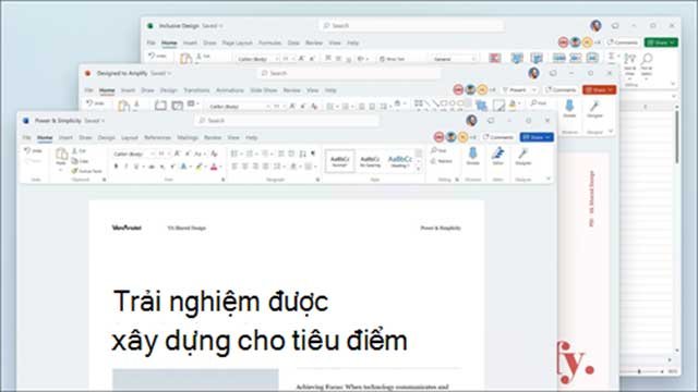 Các tab mới được làm mới trong dải băng