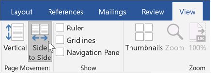 Microsoft Word 2019 bổ sung cách điều hướng như đọc trang sách