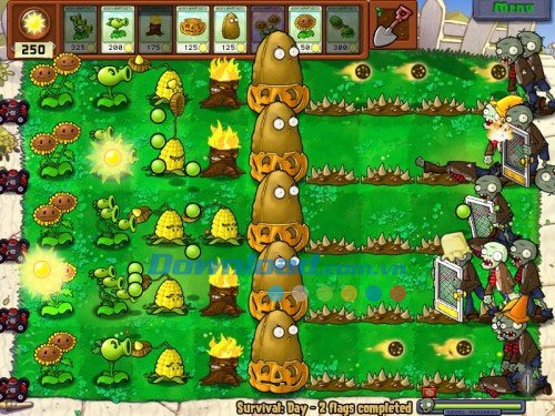 Chế độ Survival của Plants vs. Zombies