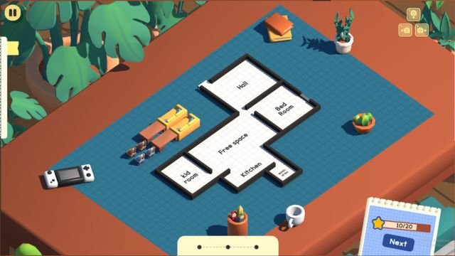 Tiến bộ trong Room to Breathe game để mở khóa nhiều khách hàng mới