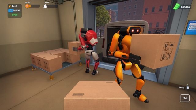 Thuê robot hỗ trợ những công việc nặng như bốc dỡ hàng hóa, xếp hàng lên kệ...