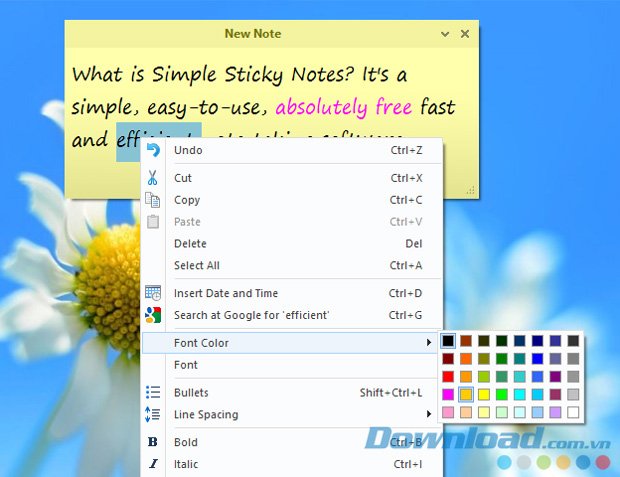 Simple Sticky Notes