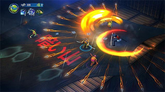 Đoàn kết sức mạnh của Ninja rùa để đánh bại đội quân Foot Clan và khôi phục trật tự thế giới