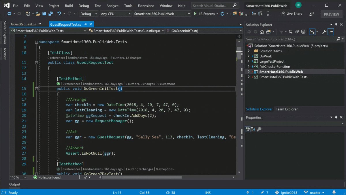 Visual Studio hỗ trợ phân tích code